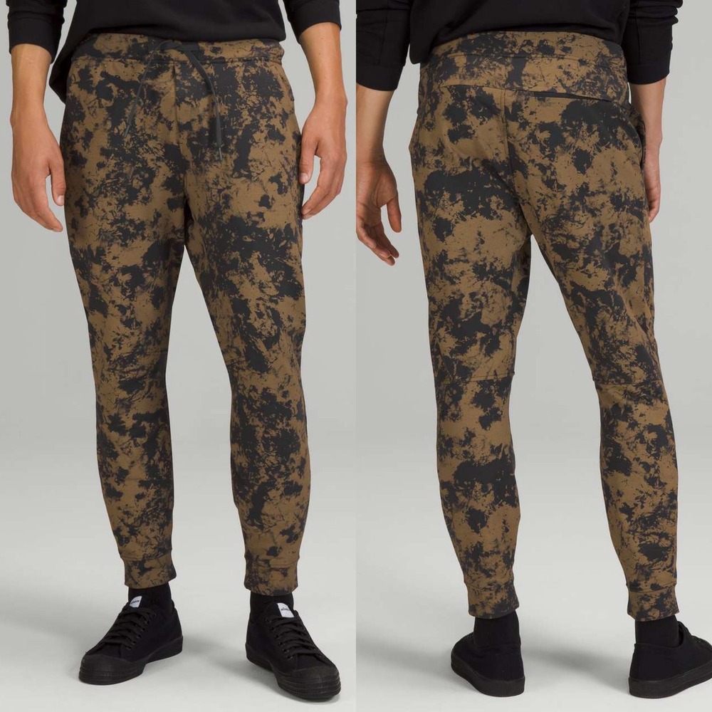 Lululemon City Sweat Jogger Earth Color Sand Wash Graphite Grey Bronze Green L